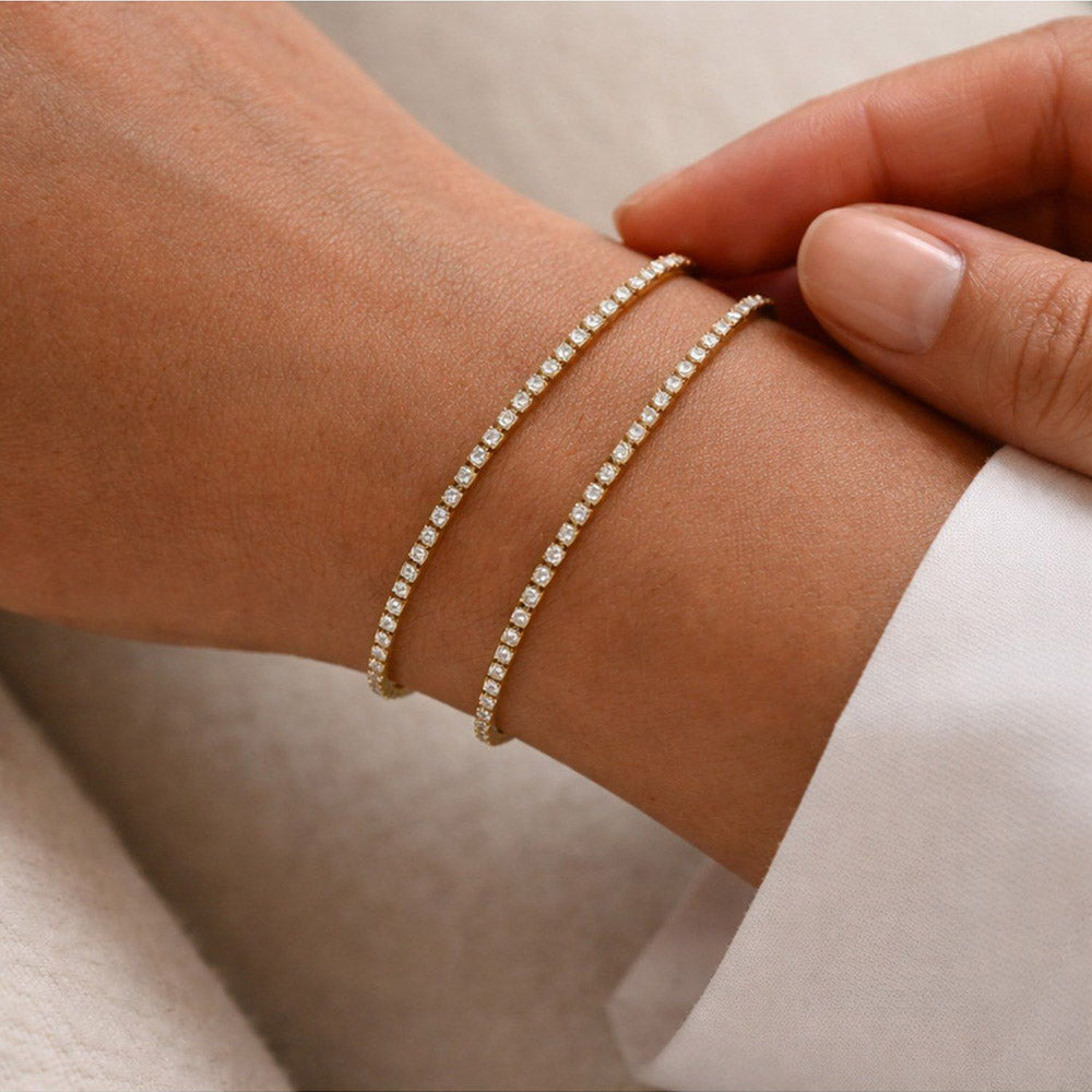 ANUSHKA JAIN JEWELLERY Tennis Bracelet