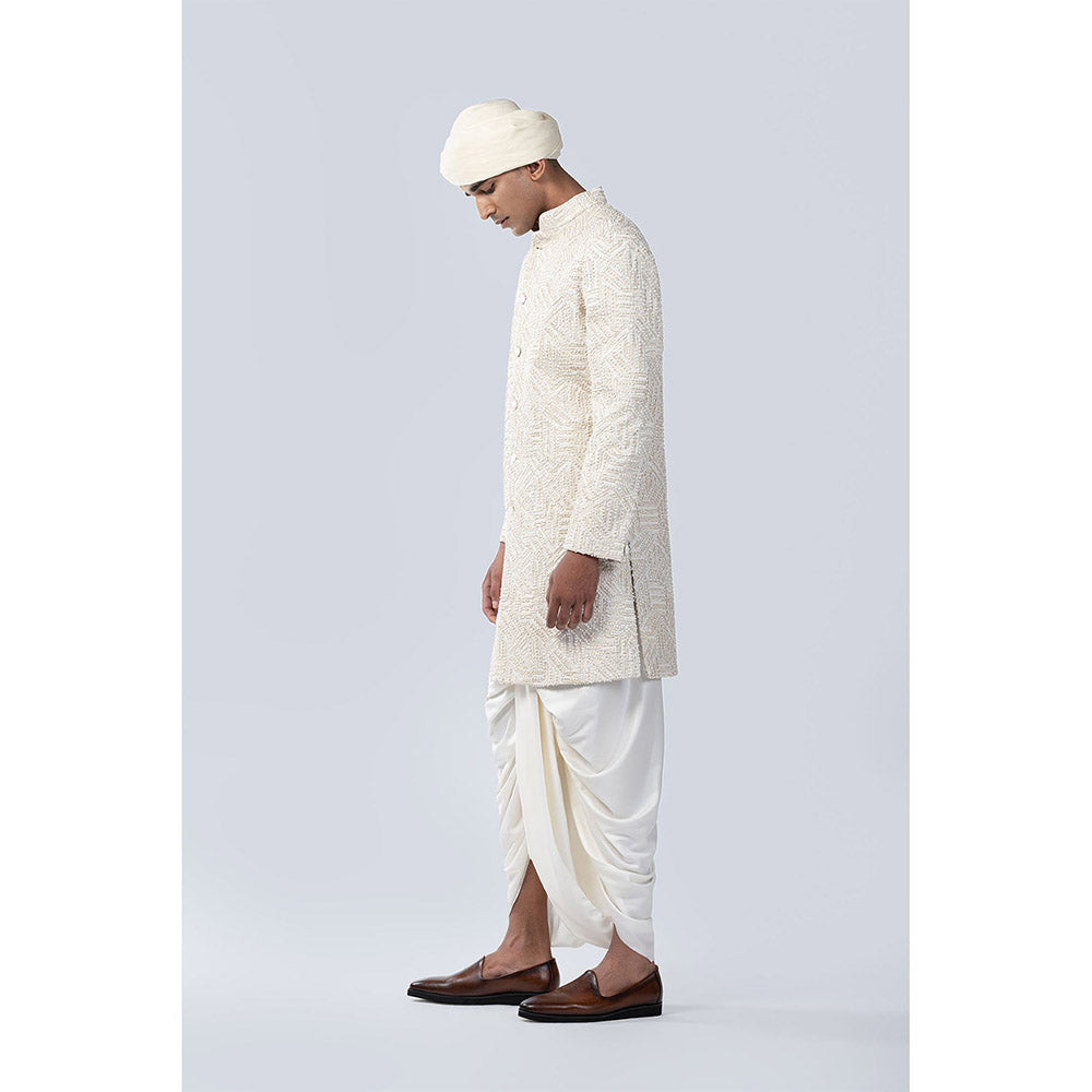 Arjun Kilachand French Knot Embroidered Sherwani (Set of 2)
