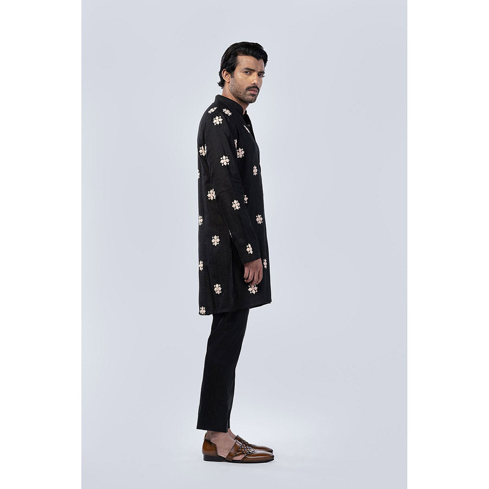 Arjun Kilachand Fractal Motif Kurta