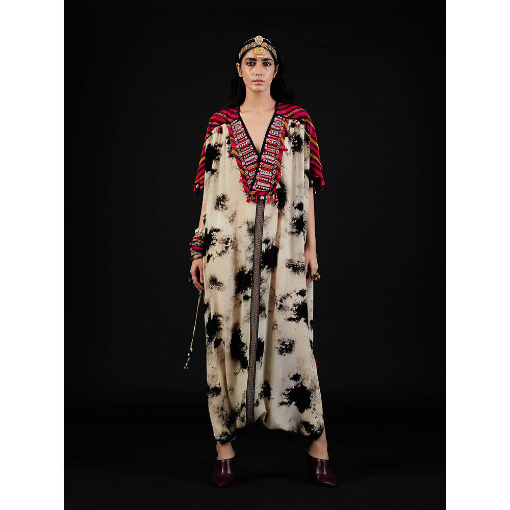 Aseem Kapoor Beige Vayu Jumpsuit