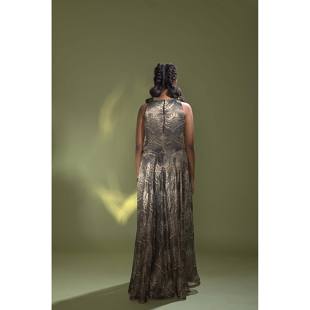 AURUL Blue Asymmetric Co-Ord (Set of 2)