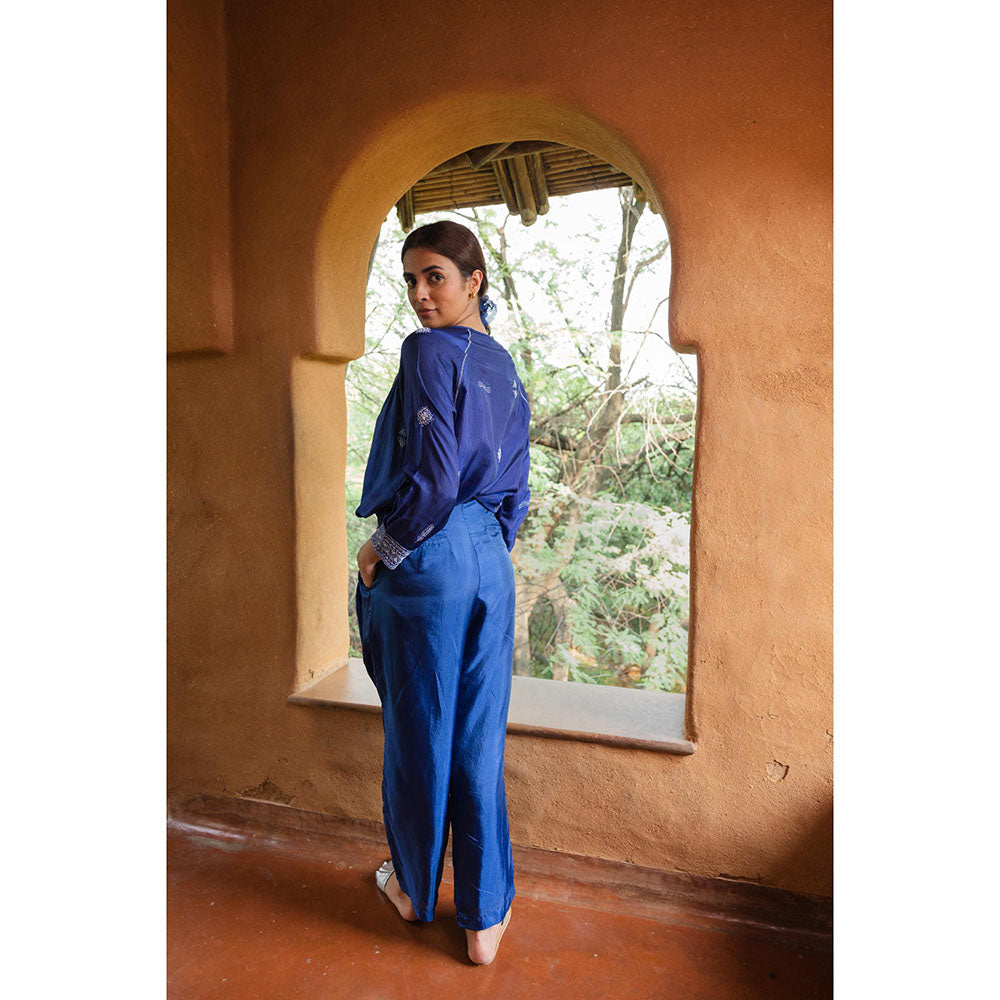 AYAKA Cole Blue Trousers