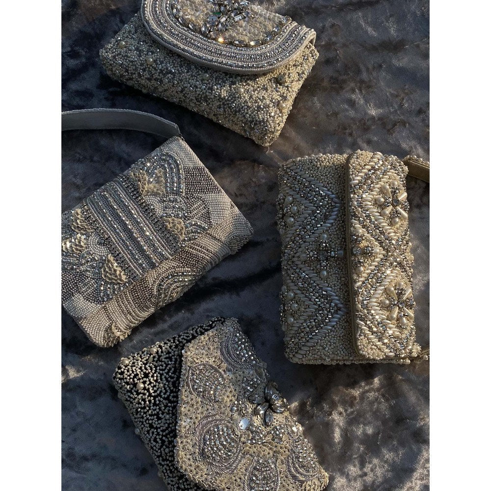 AYE VI Mehnaz Pochette with Detachable Handle and Metal Chain