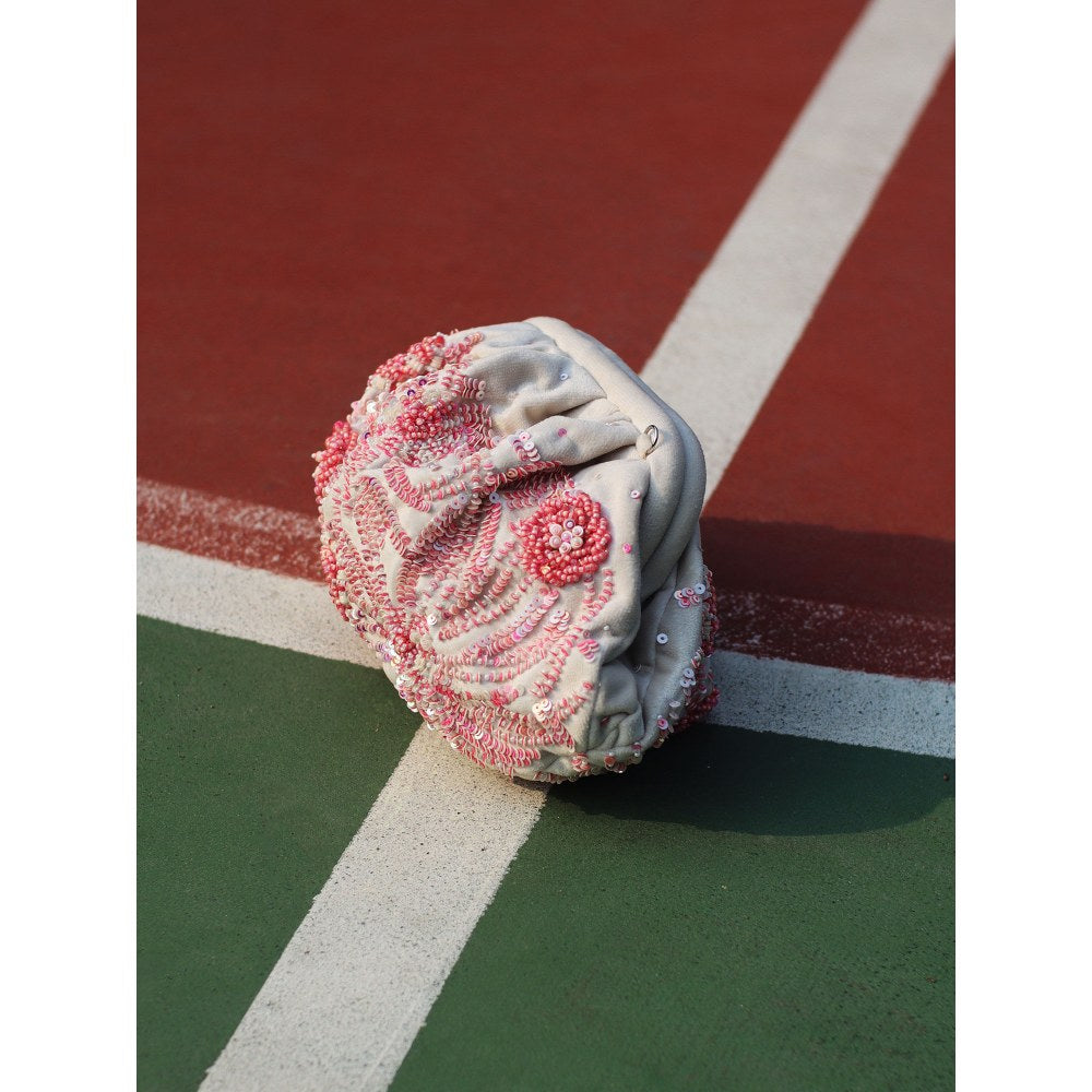 AYE VI Mallow Ruched Clutch