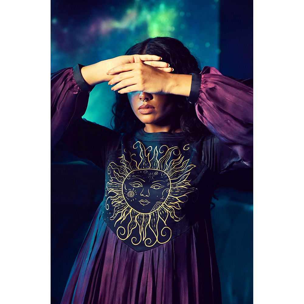 Baise Gaba Multi-Color Aruno Ombre Dress