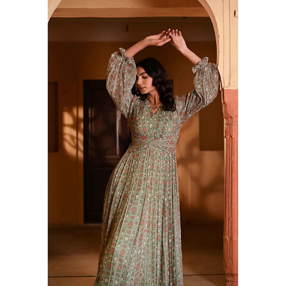 Baise Gaba Gaitore Green Dress
