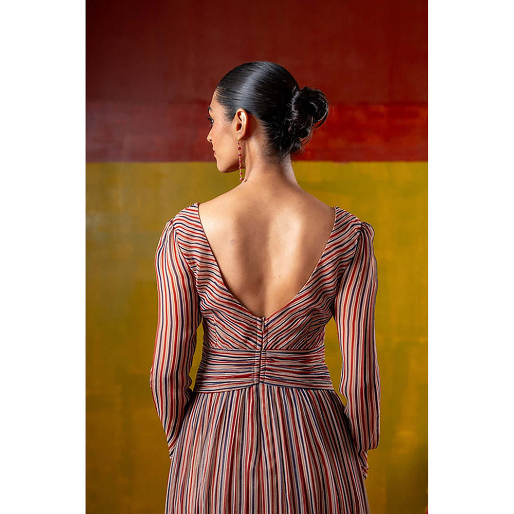 Baise Gaba Manjiri Peach Maxi Dress