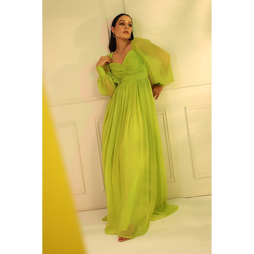 Baise Gaba Grace Neon Maxi Dress
