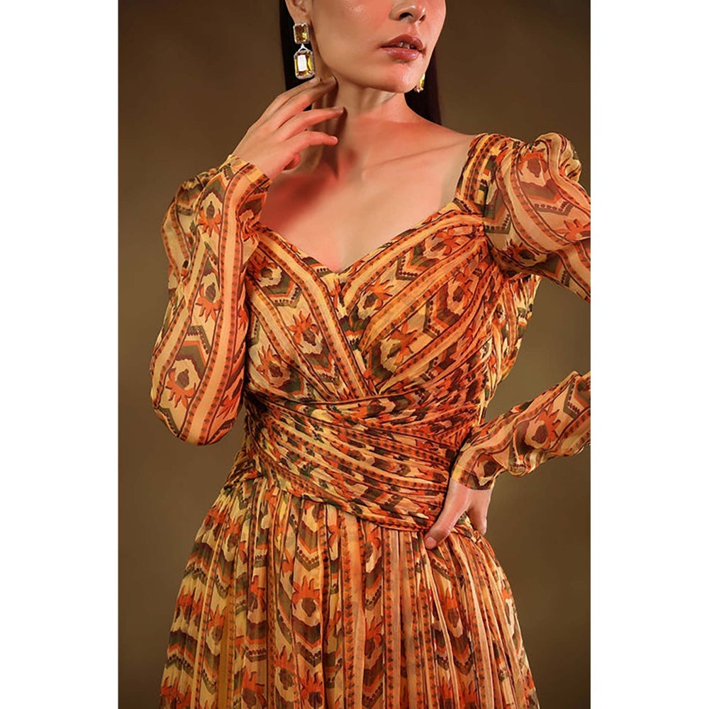 Baise Gaba Rosaline Yellow Maxi Dress
