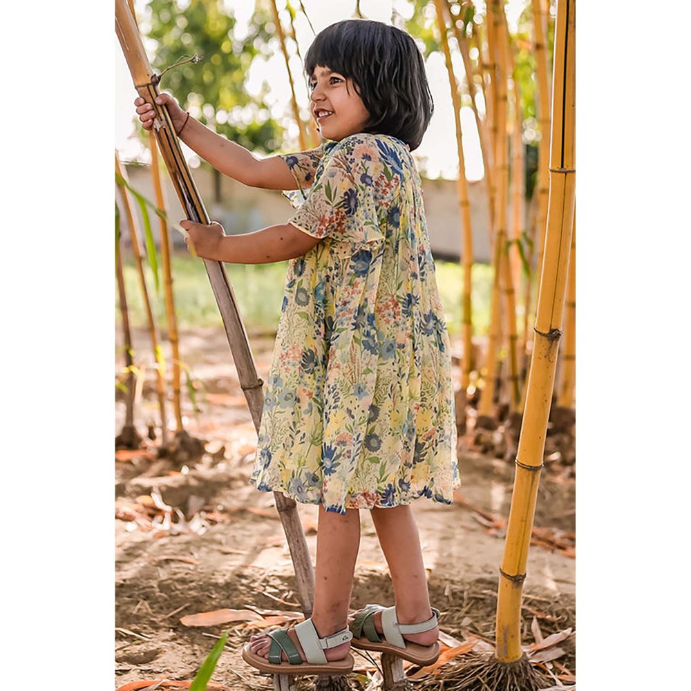 Baise Gaba Liana Navy Blue Knee Length Dress