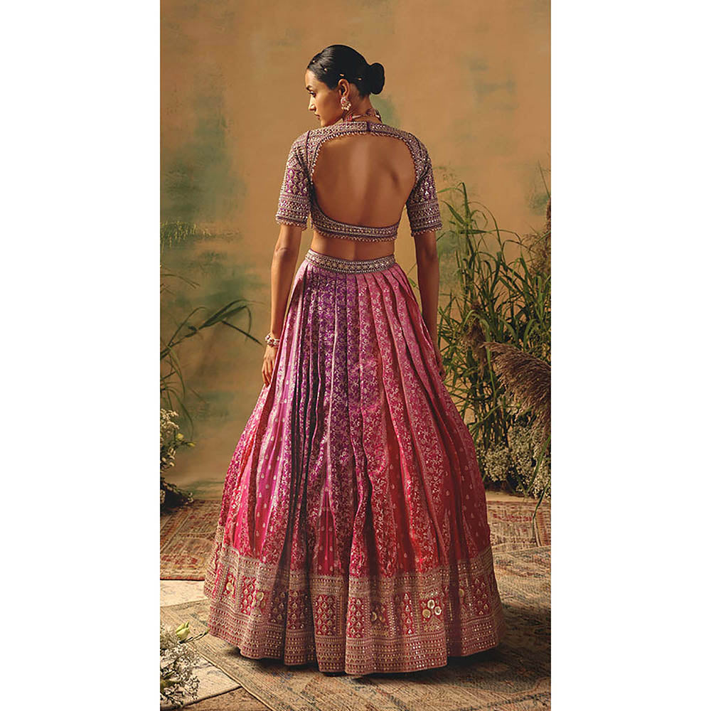 Basanti Kapde aur Koffee The Wildrose Lehenga with Blouse and Dupatta