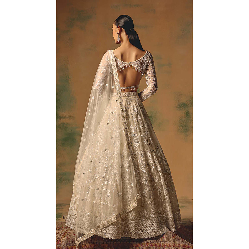 Basanti Kapde aur Koffee The Moonflower Lehenga with Blouse and Dupatta