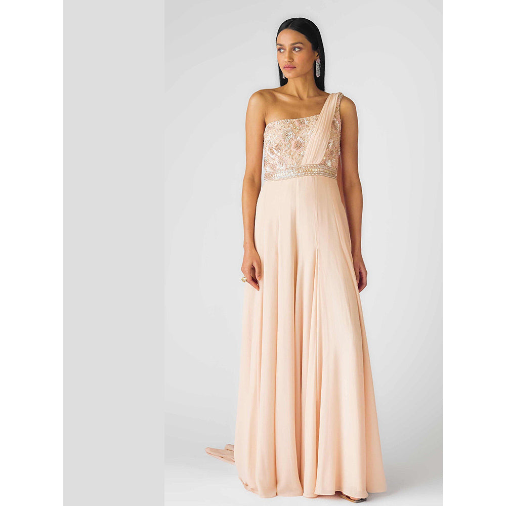 Basanti Kapde aur Koffee The Blush Celeste Embellished Jumpsuit