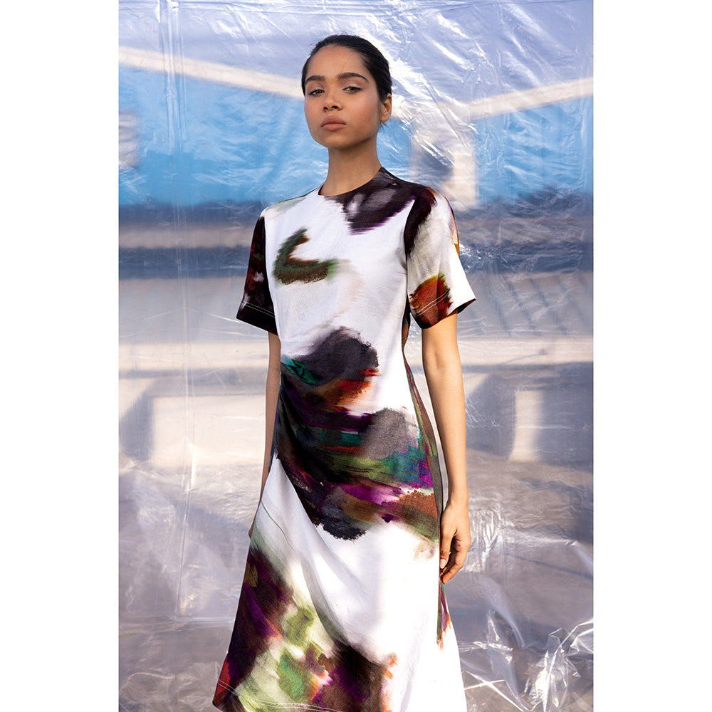 BENNCH Rain Draped Midi Dress