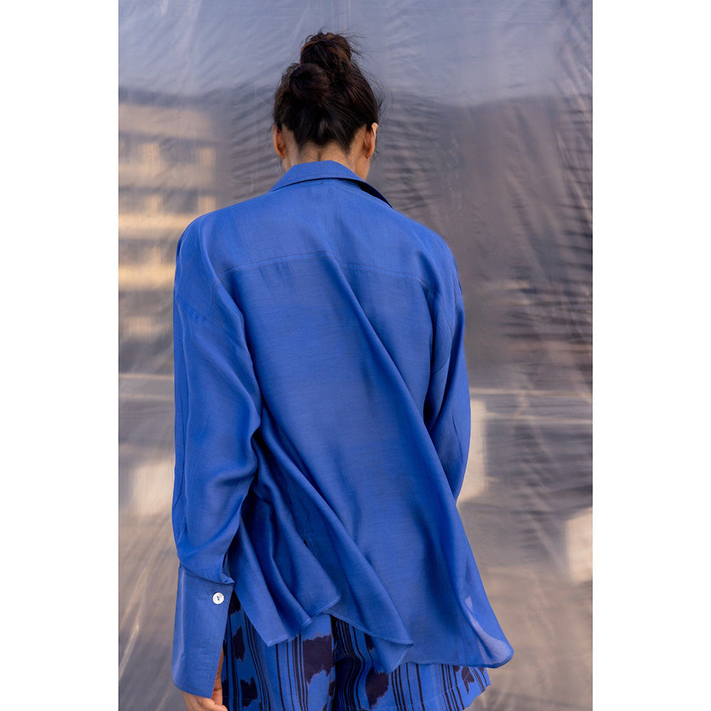 BENNCH Cobalt Blue Shirt