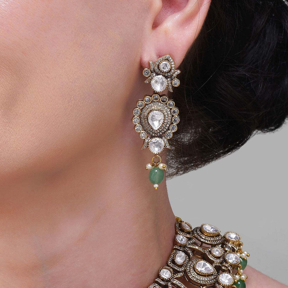 Beryachi Gulrez Kundan Necklace Set