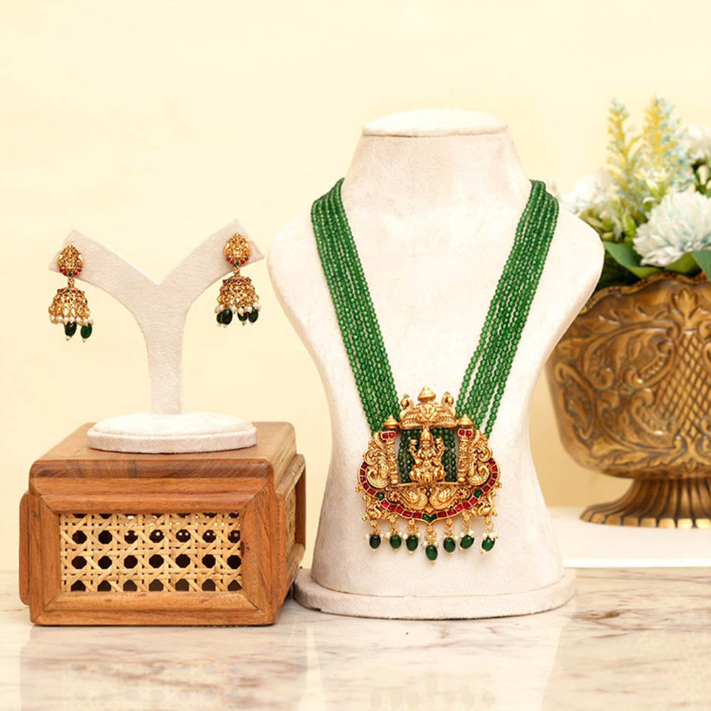 Beryachi Kamakshi Temple Necklace and Earrings