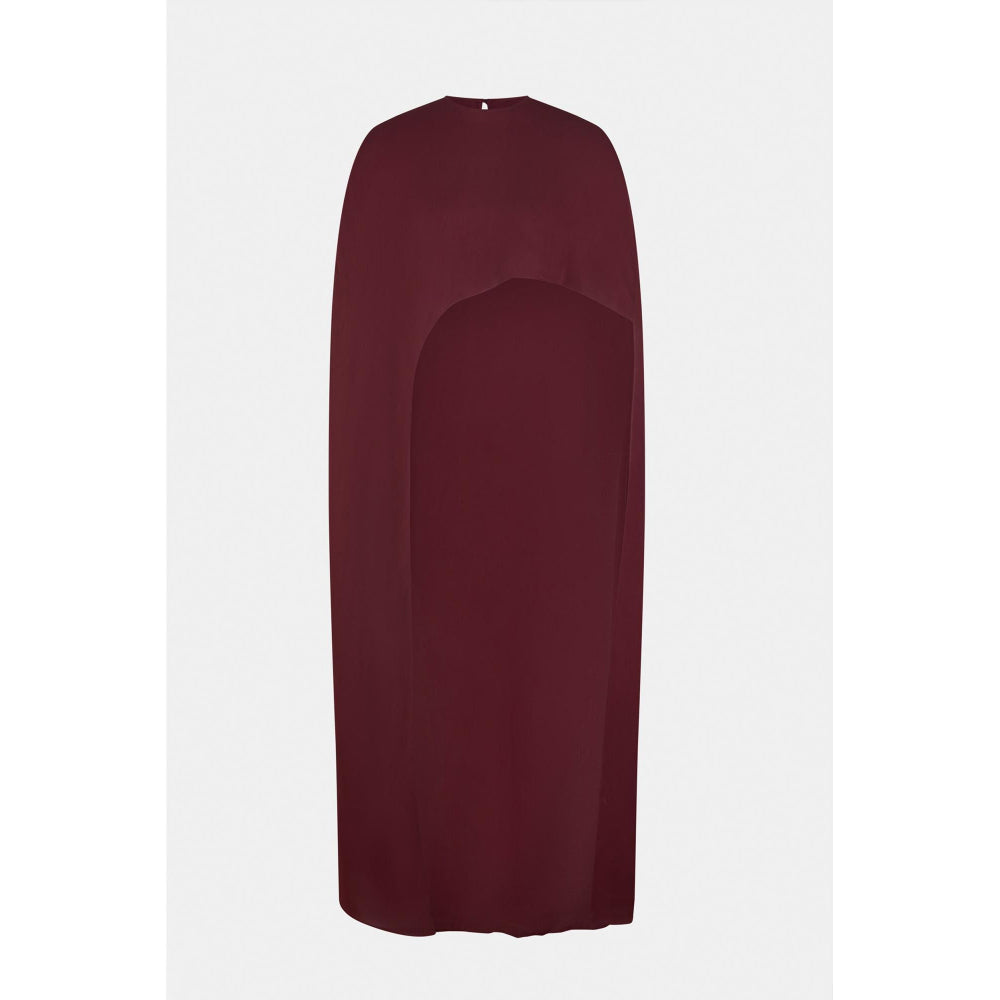 BEYOND Wine Alaia Asymmetrical Overlay Top