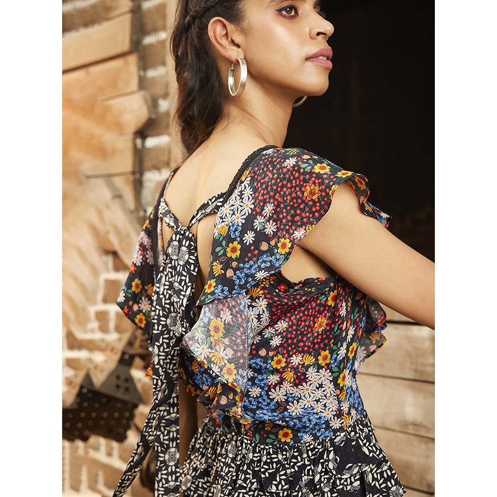 Bhanuni by Jyoti Multicoloured Top