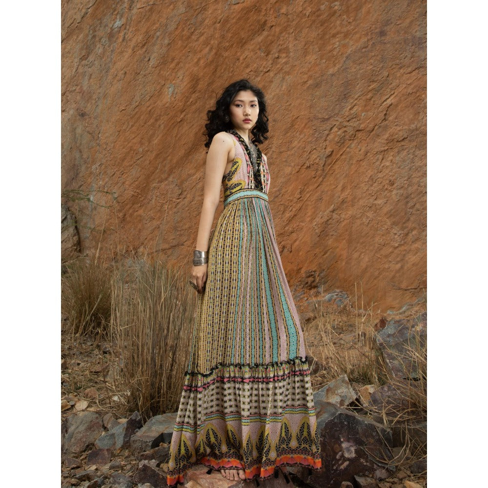 Bhanuni by Jyoti Multicolour Maxi Dress