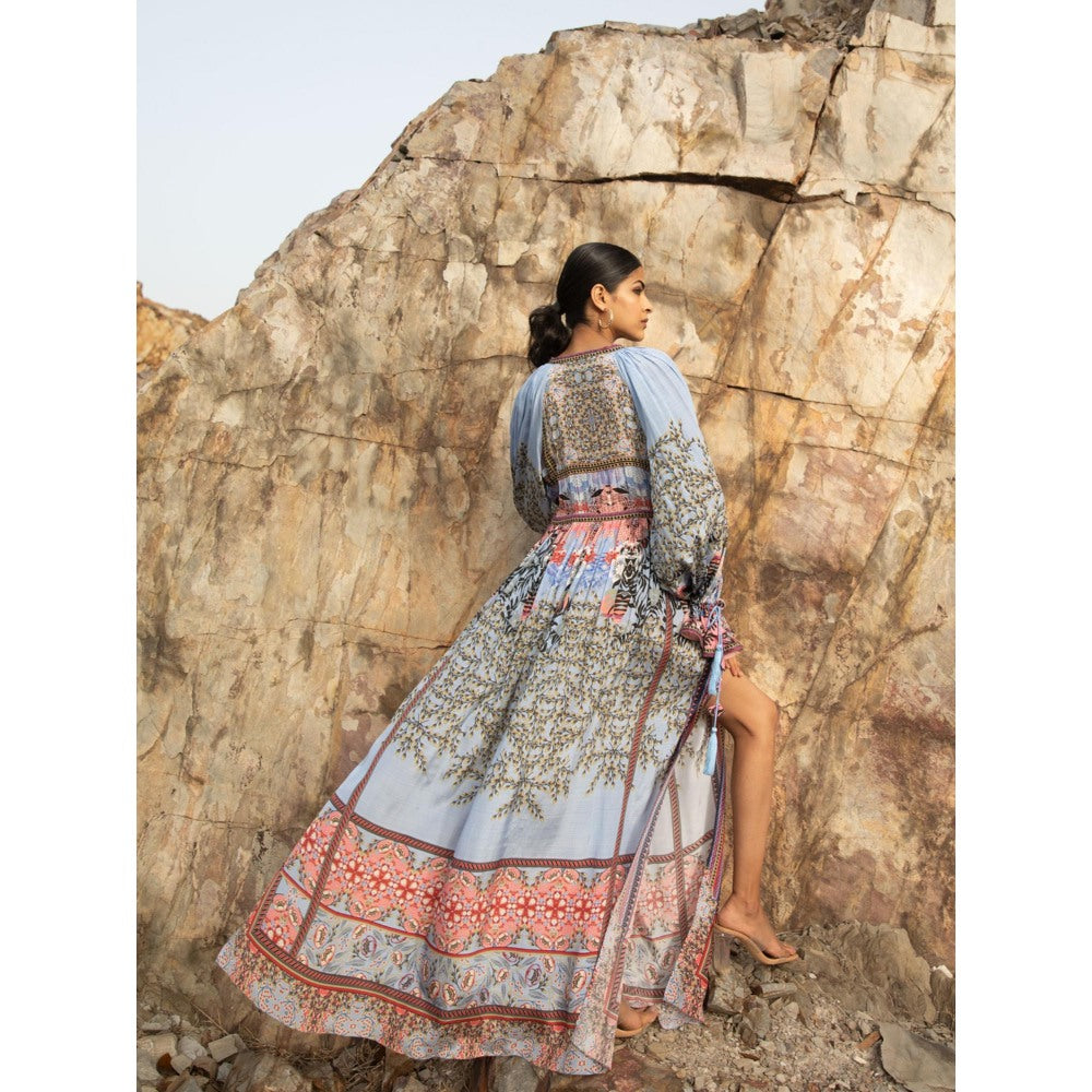 Bhanuni by Jyoti Blue Maxi Dress
