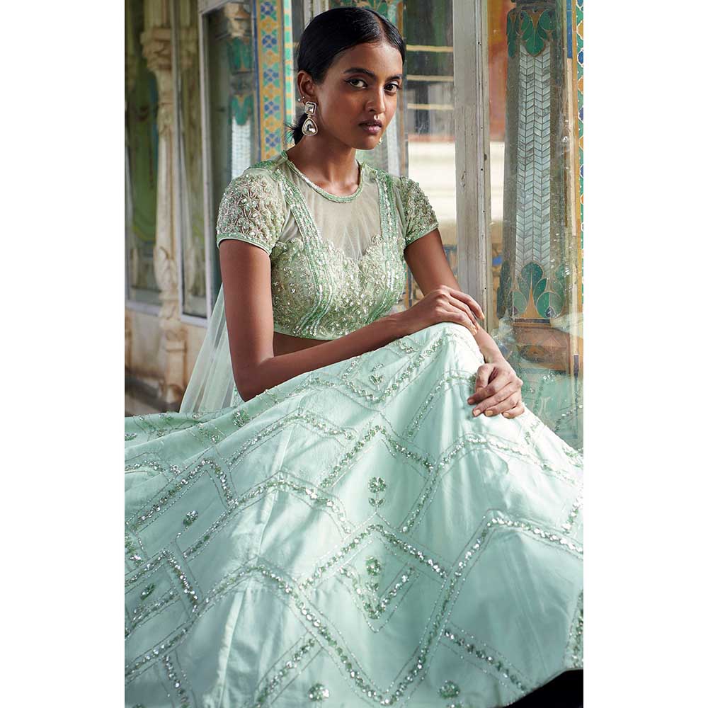 Jigar and Nikita Mint Green (Set of 3)