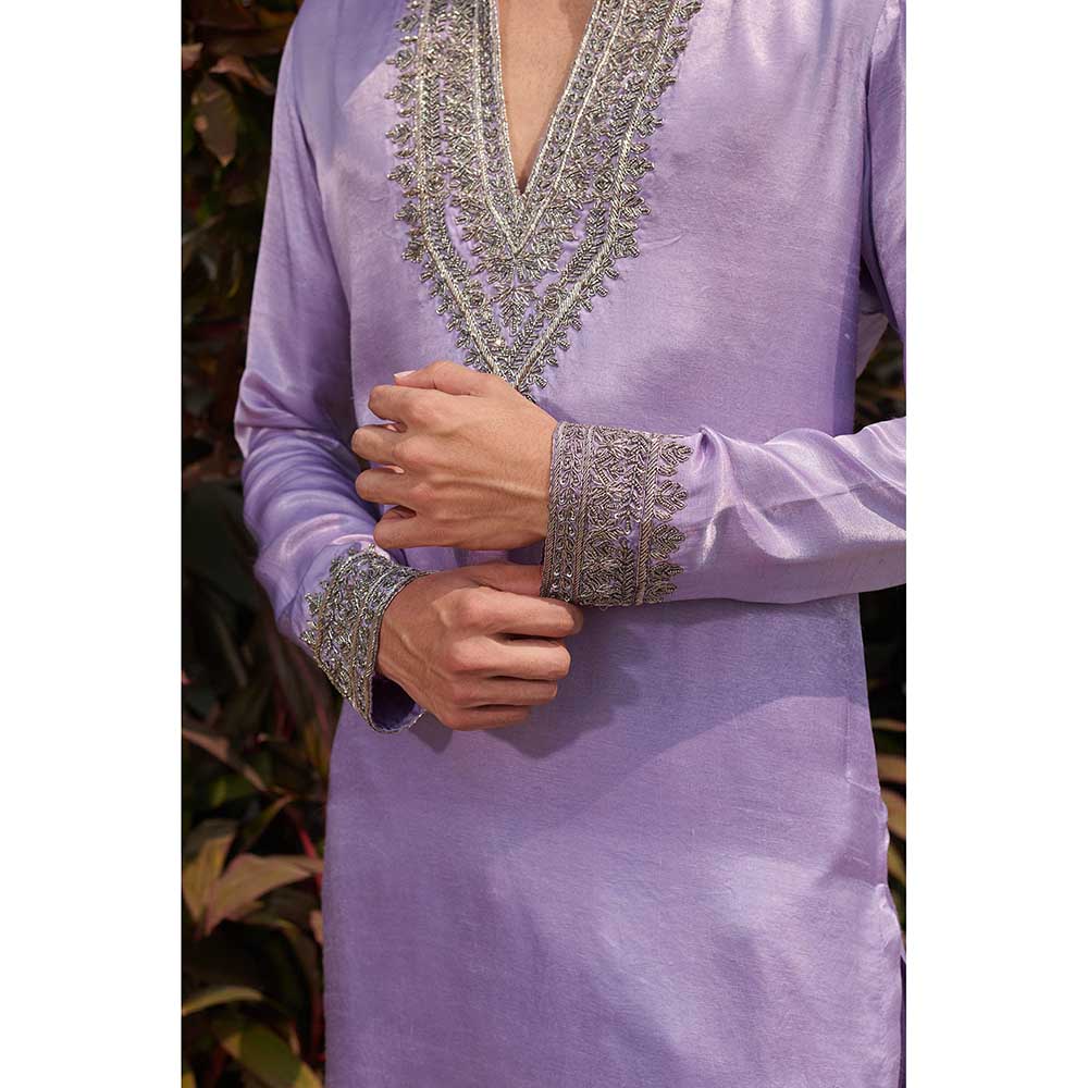 Jigar and Nikita Lavender Affair Kurta with Pant (Set of 2)