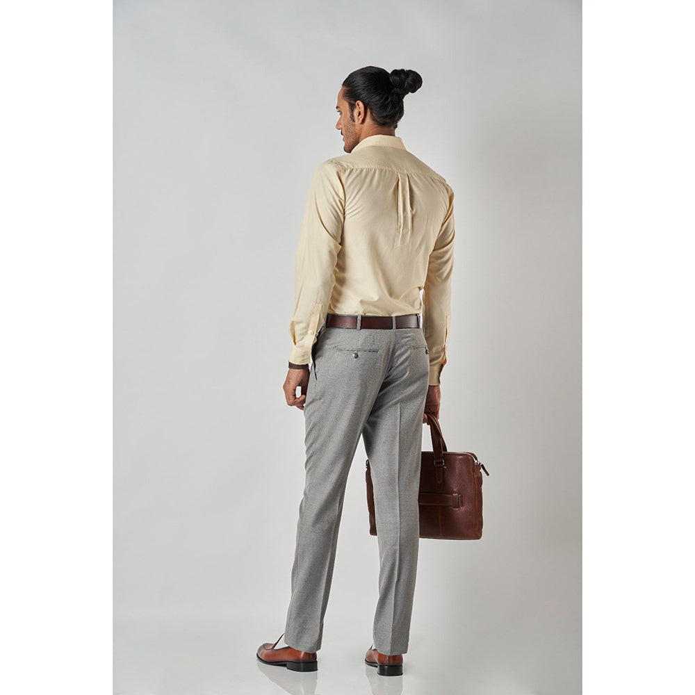 Bubber Blu Brett Butter Light Yellow Classic Shirt