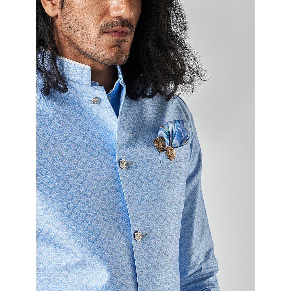 Bubber Blu Benedict Sky Compass Rose Bandhi