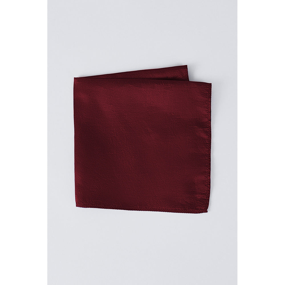 Bubber Couture Burgundy Pocket Square