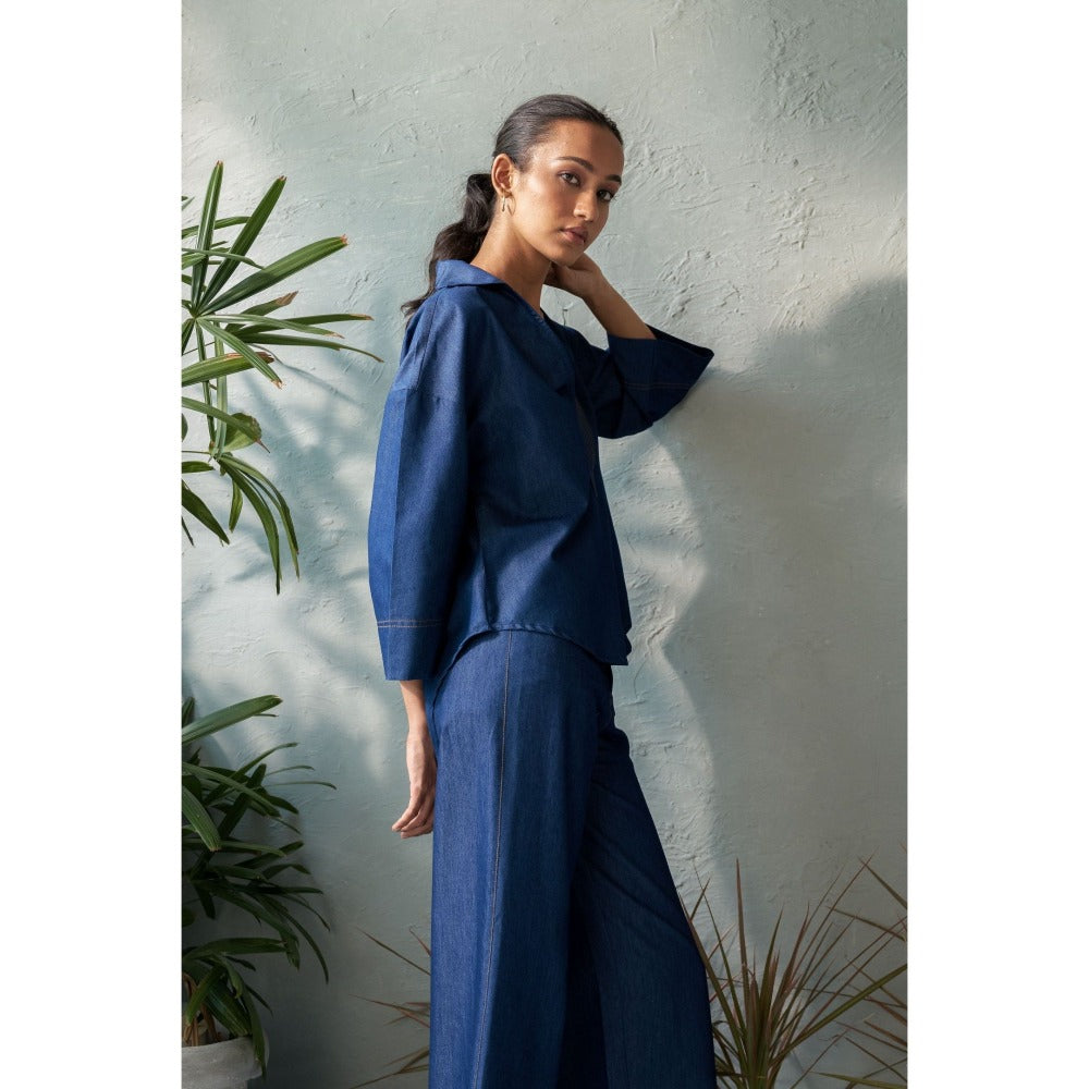 CANOOPI Blue Raven Denim Co-Ord (Set of 2)