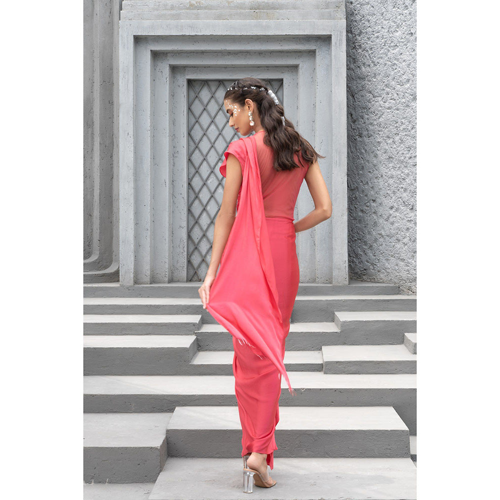 Chhavvi Aggarwal Women Embroidered Red Gown