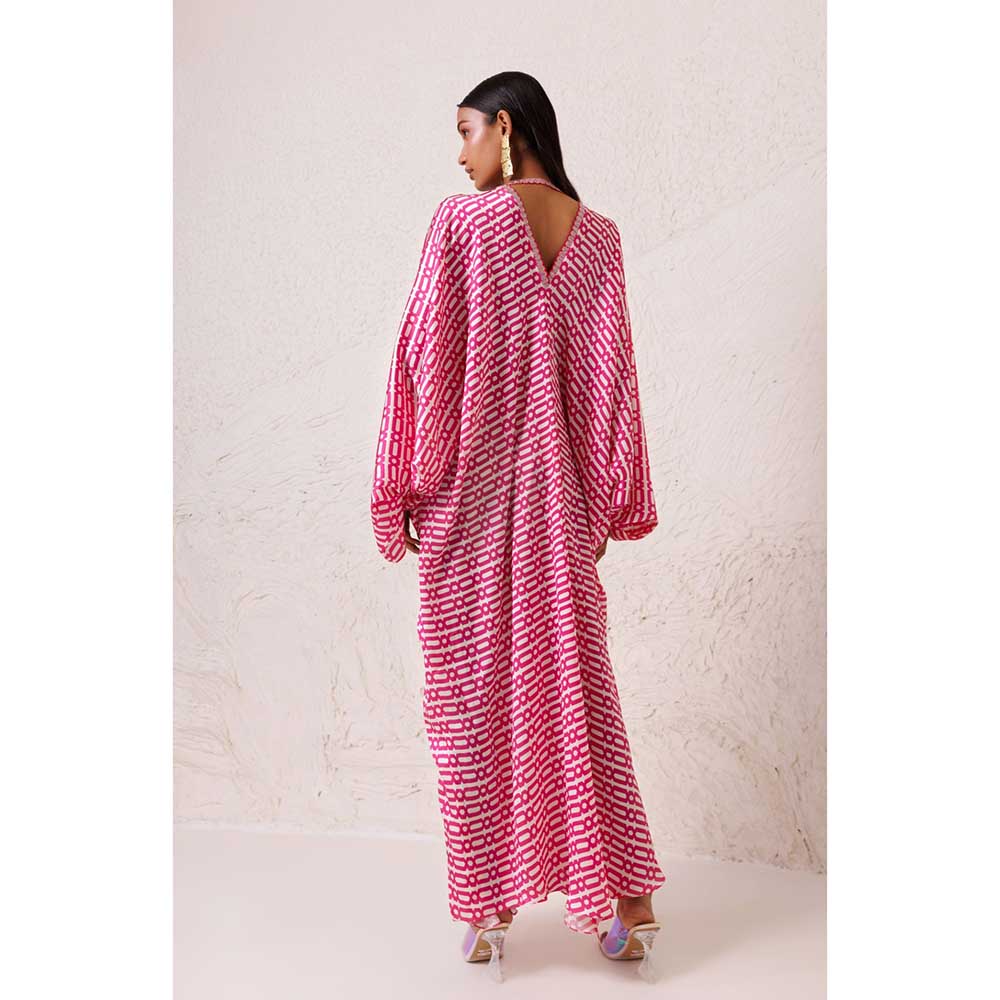 CHHAYA MEHROTRA Pink Rouge Kaftan