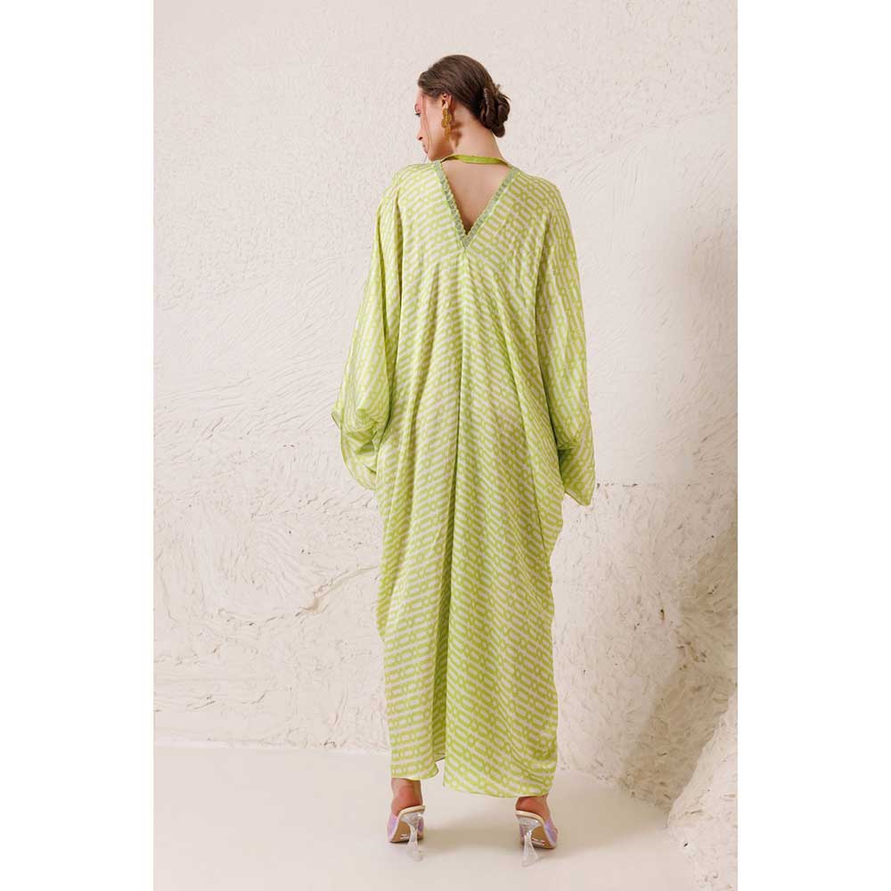CHHAYA MEHROTRA Green Kaftan