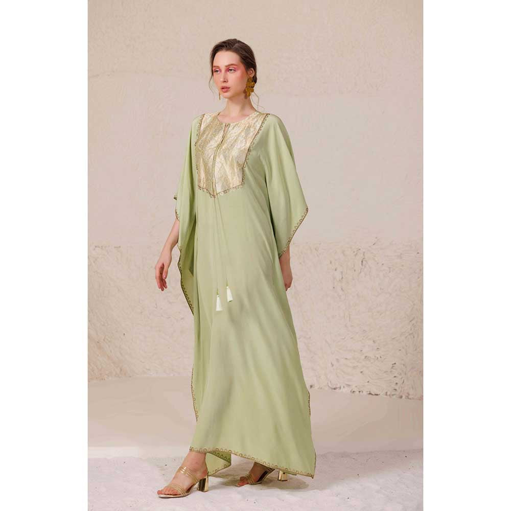 CHHAYA MEHROTRA Green Helen Kaftan