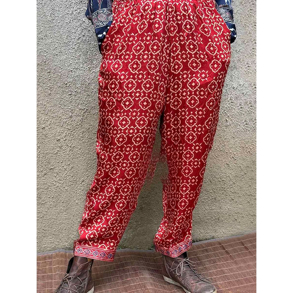 Chidiyaa Gypsy Heart Lilibet Modal Silk Pant