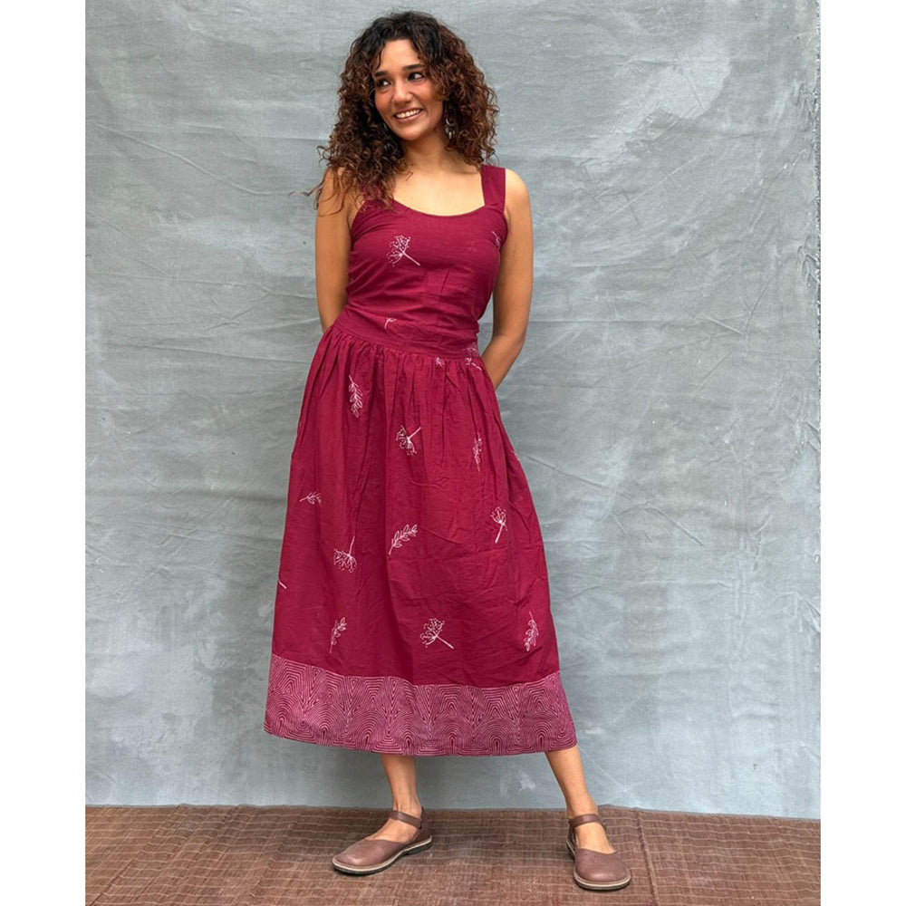 Chidiyaa Soil River song printed Cotton Dress