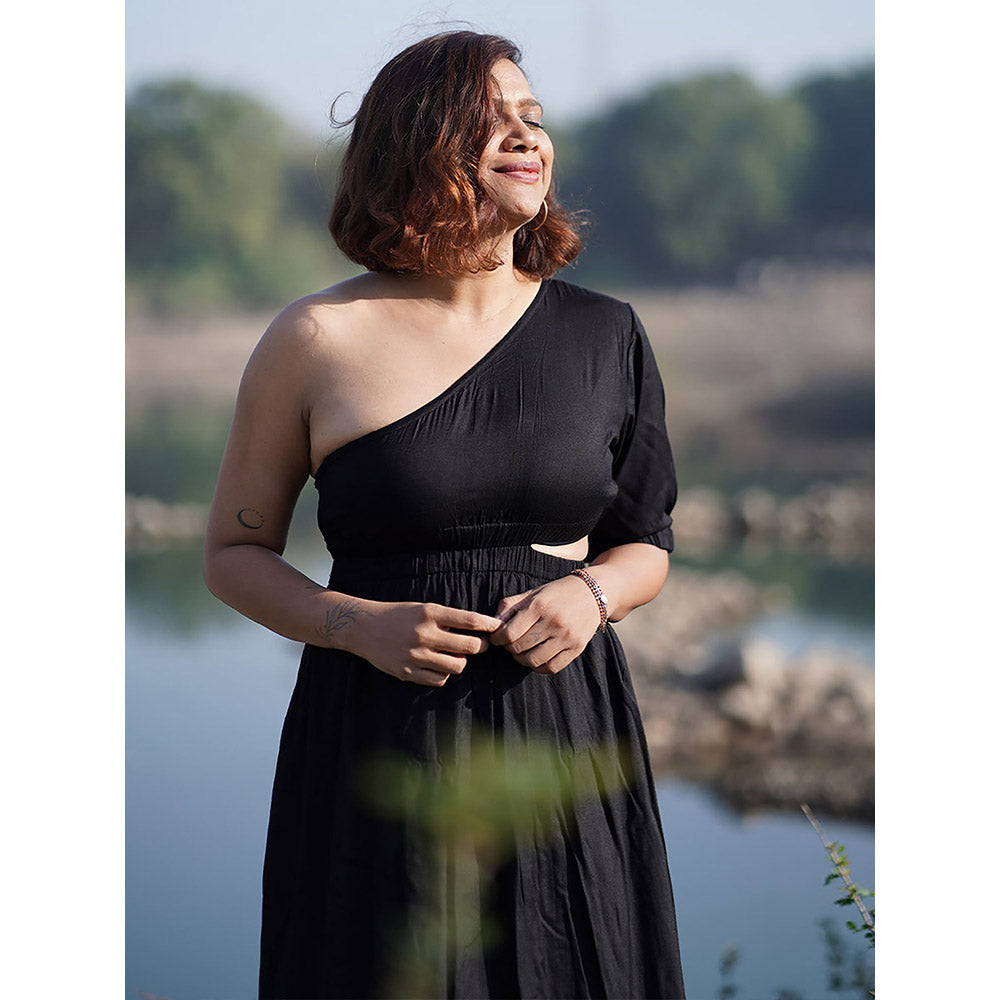 Chidiyaa Sway Oasis Handwoven Bamboo Dress