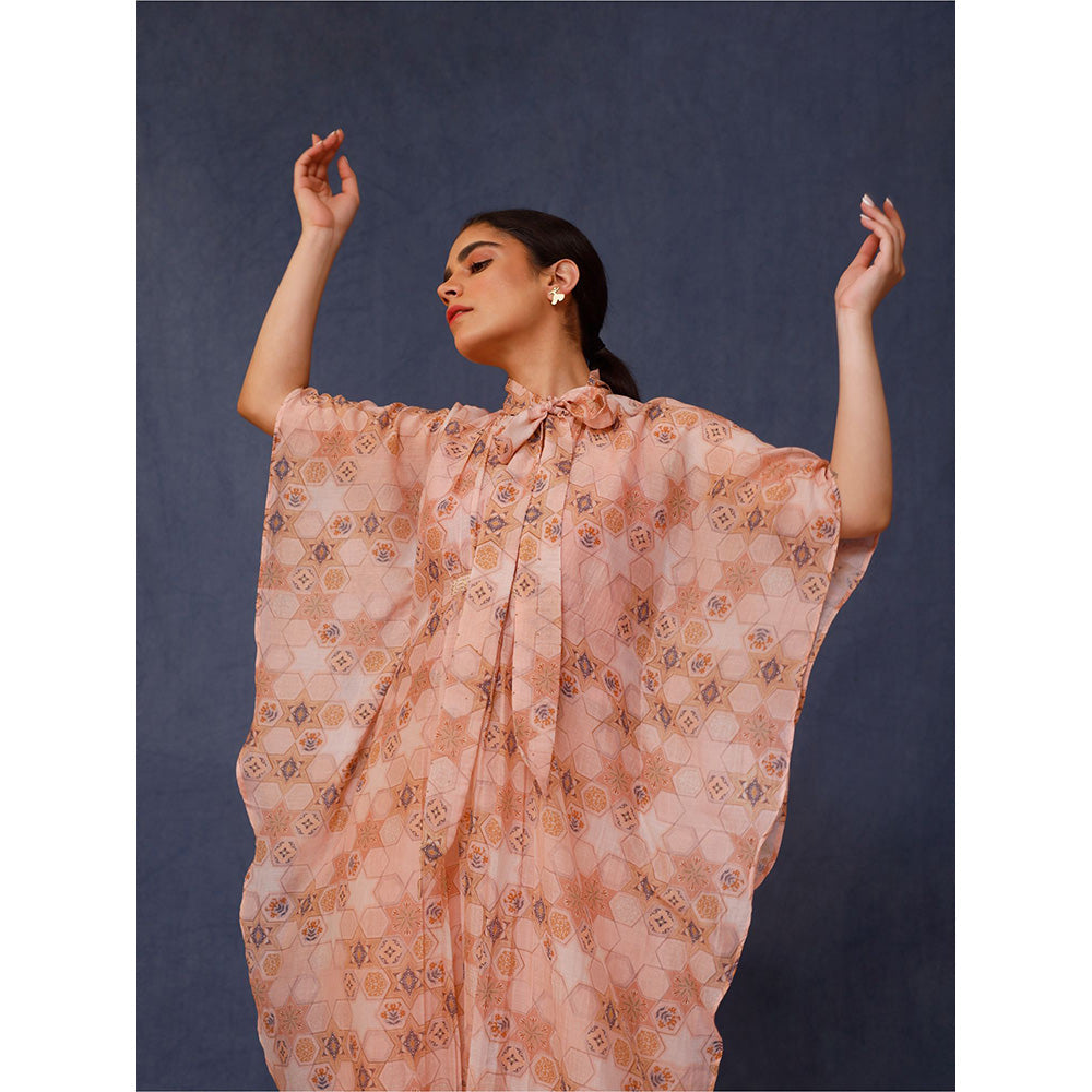 Chokhi Chorri Peach Amina Kaftan (Set of 3)