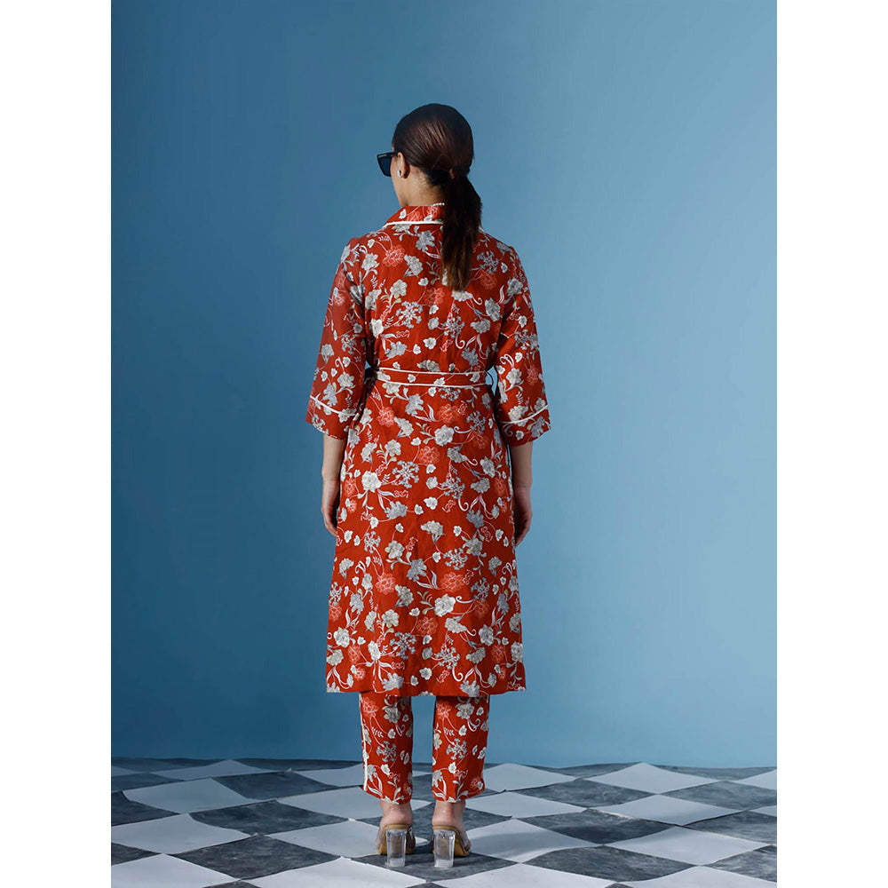 Chokhi Chorri iris Jacket with Pant (Set of 3)