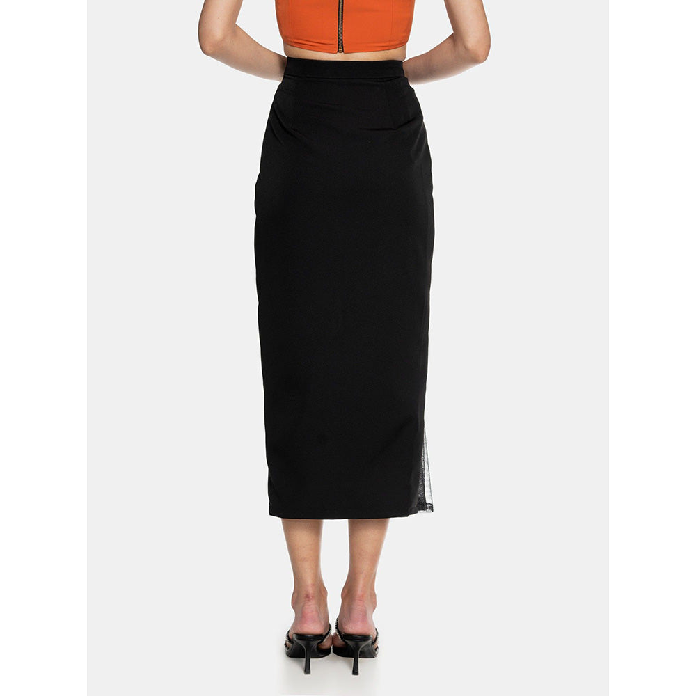 CILVR Women's Pencil Skirt with Side Slit