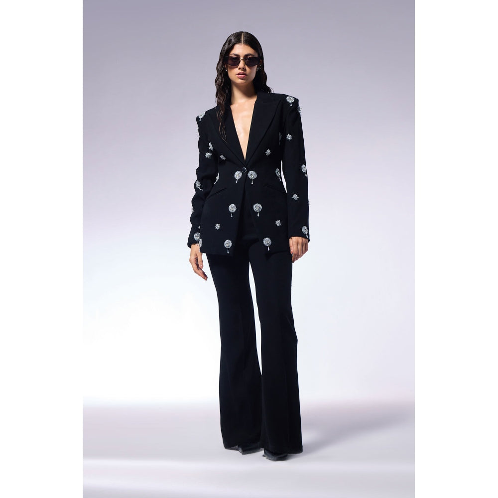 CILVR Black Cosmos Midnight Blazer