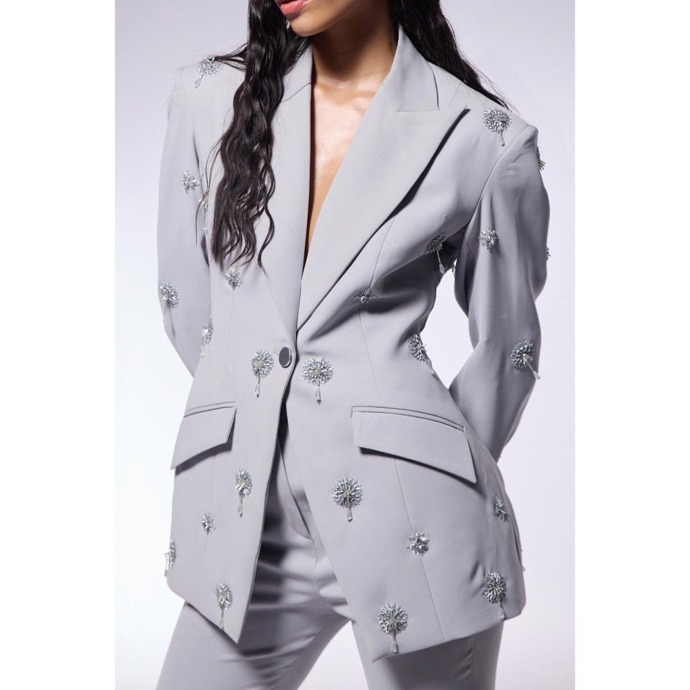 CILVR Cosmos Ash Grey Blazer and Pant (Set of 2)