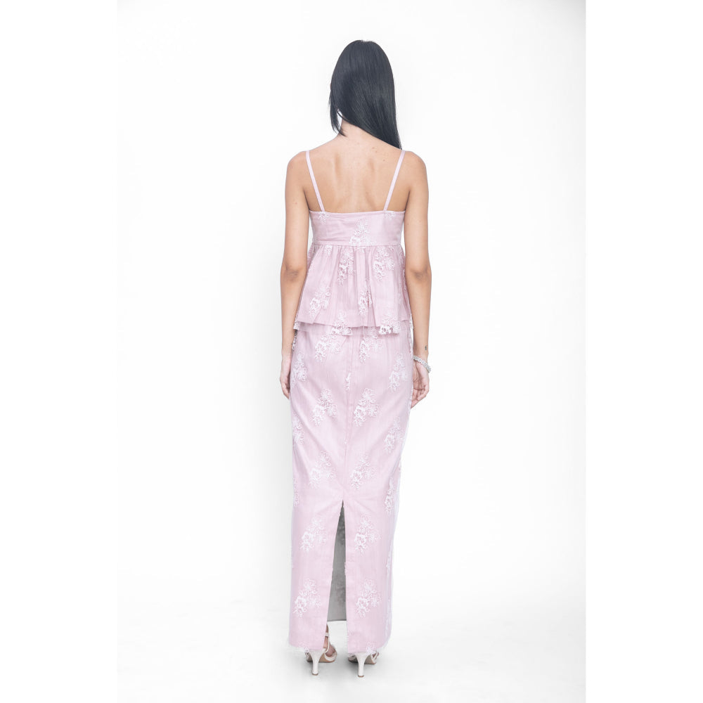 Contemponari Peccato Dolce Purple Co-Ord (Set of 2)