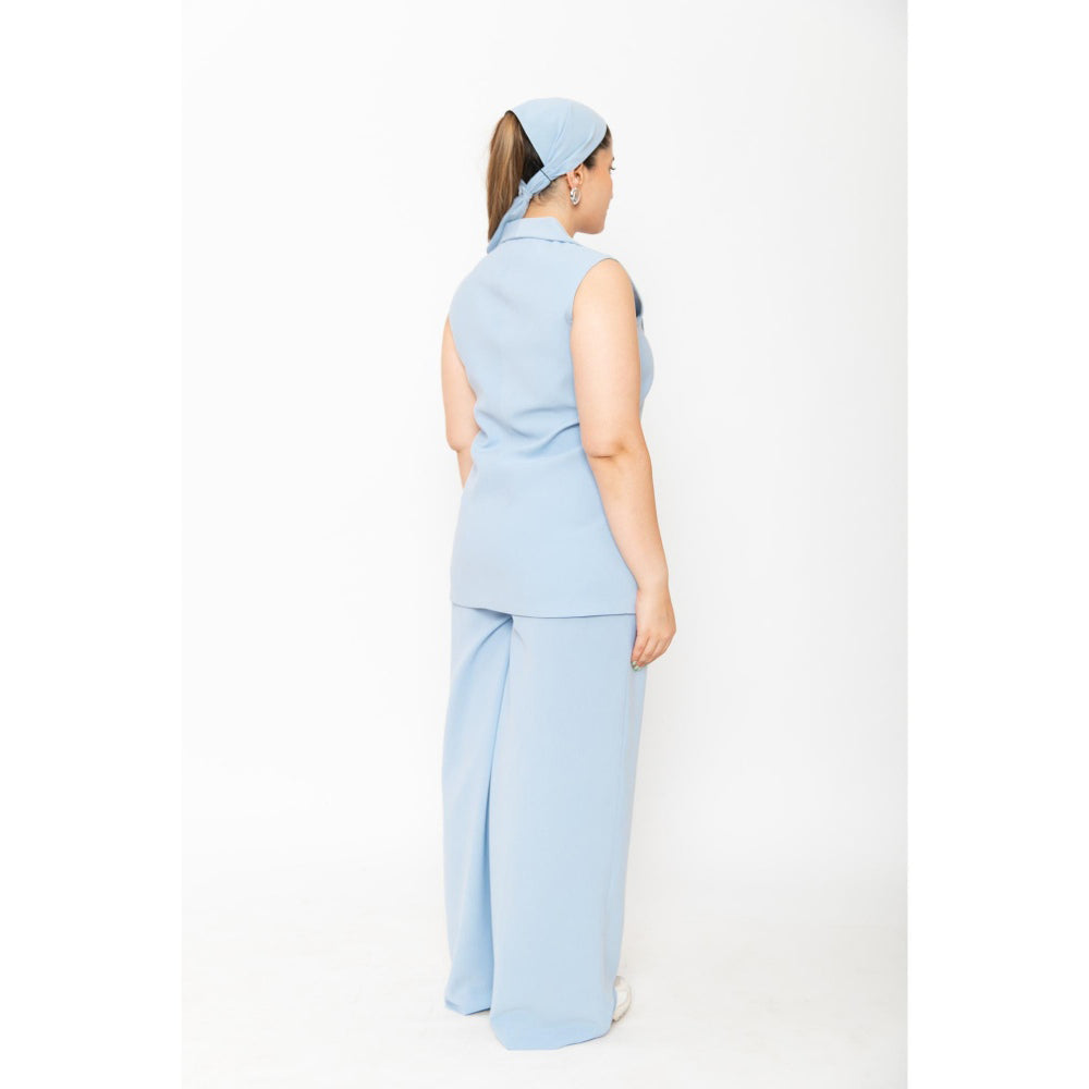 Contemponari Blue Pretty Woman Co-Ord Set