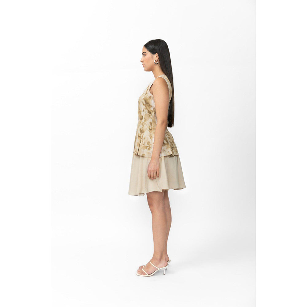 Contemponari Printed Regular Mirage Top