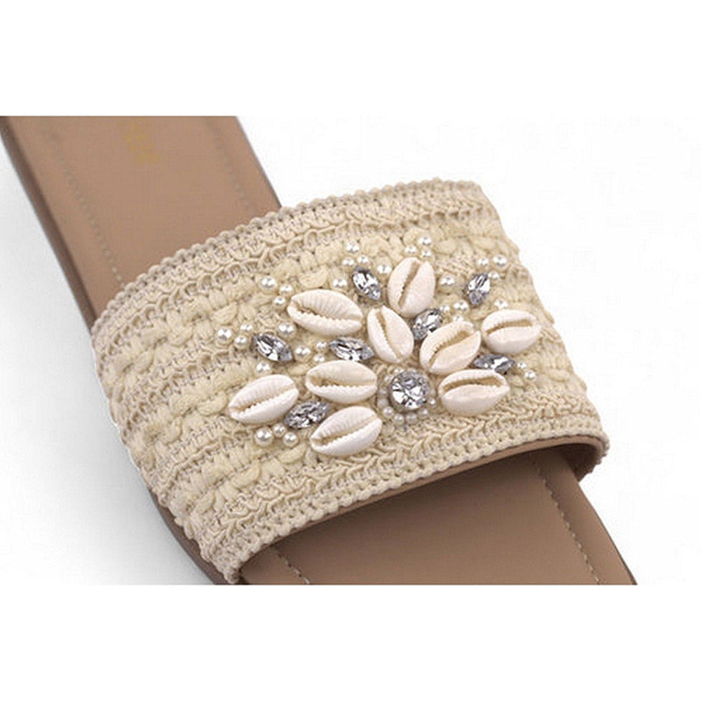 Coral Haze Women Ivory Bahamas Flats