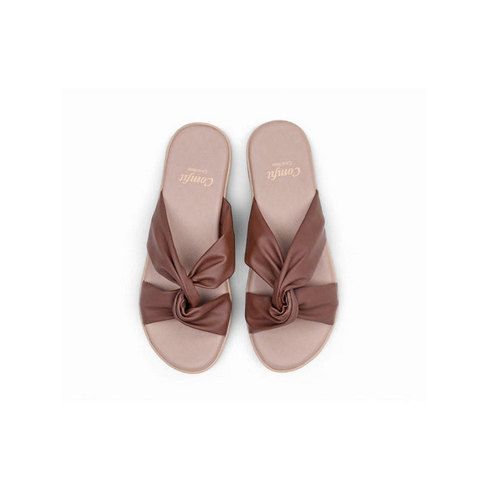 Coral Haze Snug Brown Sandals