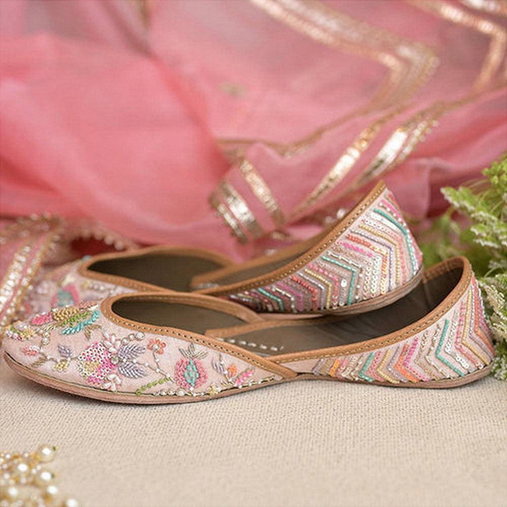 Coral Haze Inayat Women Multi-Color Juttis