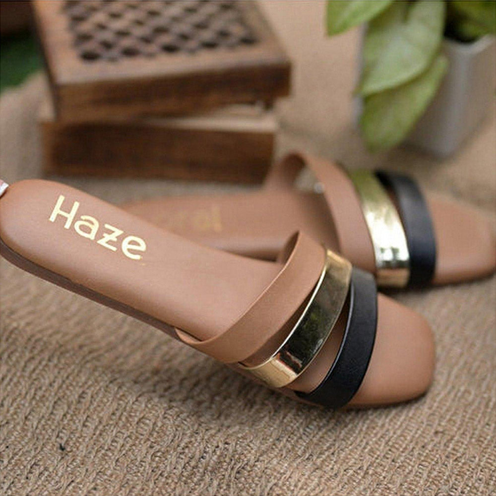 Coral Haze Nicole Tan Flats